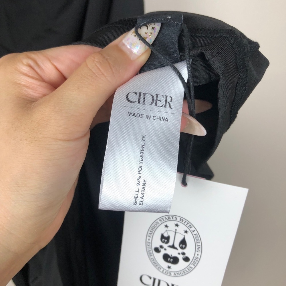 NWT Cider Black Strapless Summer Tube Club Evening LBD Dress - Picture 6 of 9